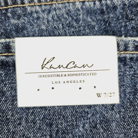 KanCan Distressed Denim Jean Shorts NWT - Picture 3 of 8